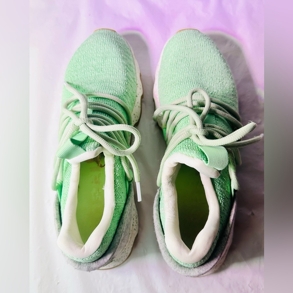 Sorel Mint Green Knit Lace-Up Athletic Sneakers - Picture 7 of 11